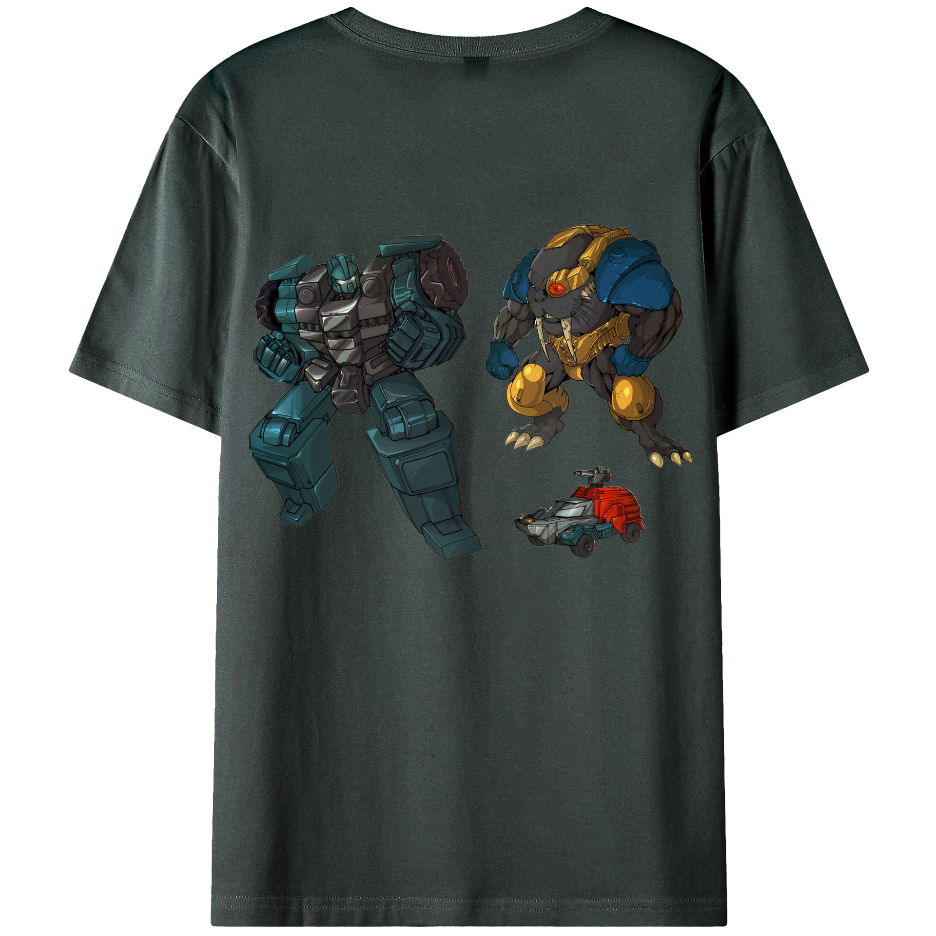 （画像用）  綿100％ メンズ半袖Tシャツ（バックプリント） 通気性